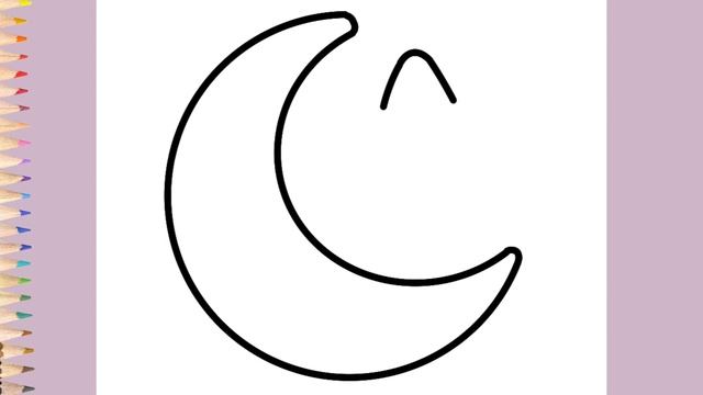 COMO DESENHAR LUA E ESTRELA | how to draw moon and star ? смотреть онлайн