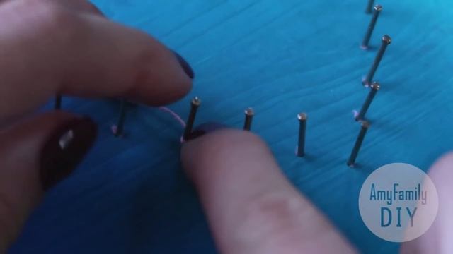 Картина из ниток для новичков ♡ String Art ♡ Подарок своими руками смотреть онлайн