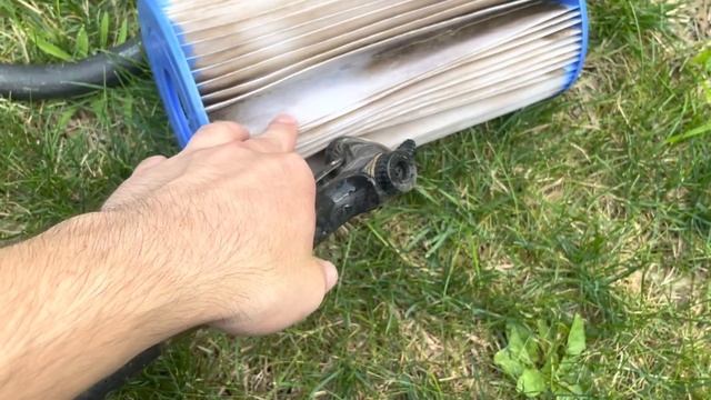 “How To Clean Out Of Ground Pool Filter Cartridge” (Bestway, Coleman, and Intex) -Change Pool Filte смотреть онлайн