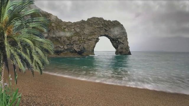 Звук дождя, моря и раскаты грома. 3 часа для глубокого сна и релаксации/Tropical rain & sea sounds. смотреть онлайн