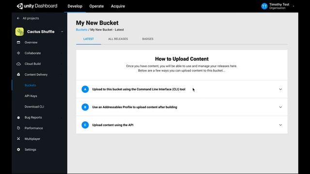 Get started with Cloud Content Delivery | Unity смотреть онлайн