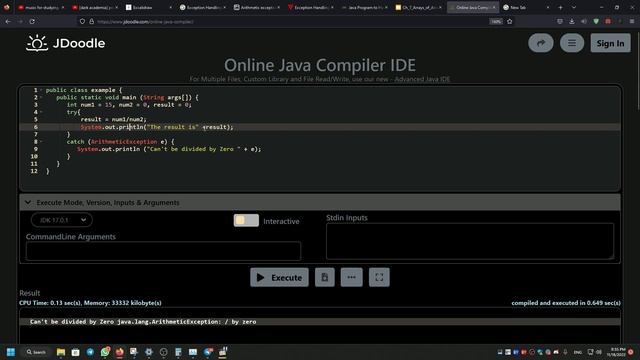 Java Exceptions أخر صفحتين شابتر 7 مهم و جاء في إختبار سنة 2022 смотреть онлайн