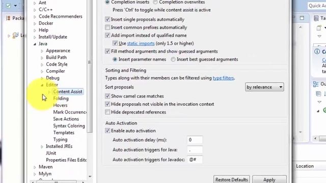 How to show template auto suggestions in eclipse смотреть онлайн