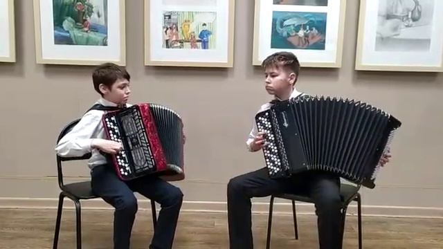 Баян 2: А.Вивальди.-И.С.Бах., Баян 2: Органный концерт .ре минор.3 часть смотреть онлайн