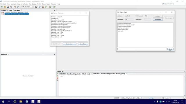 Distributed Chat Application NetBeans | Java Implementation W/Source Code included смотреть онлайн