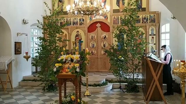 День Святой Троицы. Пятидесятница. Часы, Литургия, Вечерня (07.06.2020) смотреть онлайн