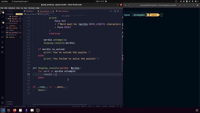 Build Wordle in Python • Word Game Python Project for Beginners смотреть онлайн