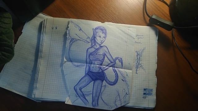 Обзор на старые скетчбуки / МОИ ПЕРВЫЕ ФУРРИ!!! смотреть онлайн