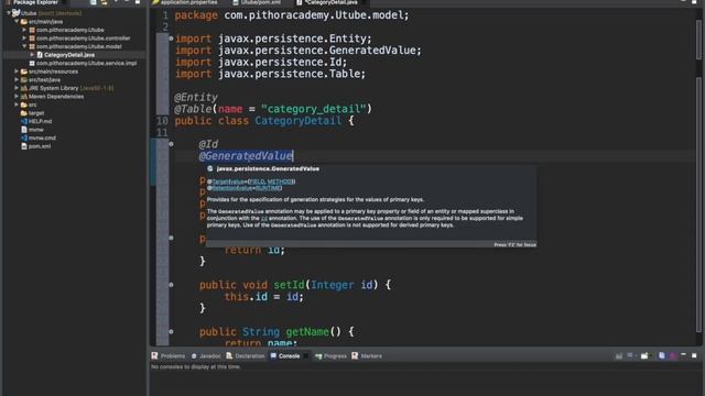 Spring Boot Tutorial 11: Creating JPA Entities (@Entity) or Models смотреть онлайн