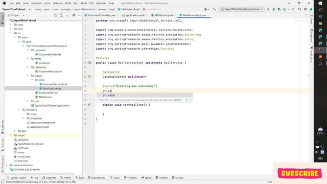 Send Email using Gmail in Spring Boot - REST API (basic) | Self-Code смотреть онлайн