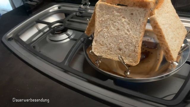 Camping-Toaster aus Edelstahl смотреть онлайн