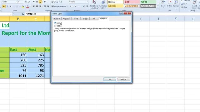 Protecting a Worksheet on Excel 2010 смотреть онлайн