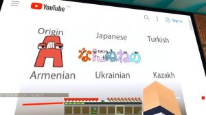 АЛФАВИТ ЛОРА НО НА ДРУГИХ ЯЗЫКАХ В МАЙНКРАФТ 100% ТРОЛЛИНГ МУЛЬТИК ALPHABET LORE DIFFERENT