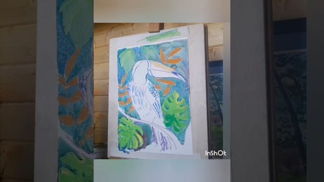 Основы ИЗО 3(8) кл.Тукан. Рисование в смешанной технике. смотреть онлайн