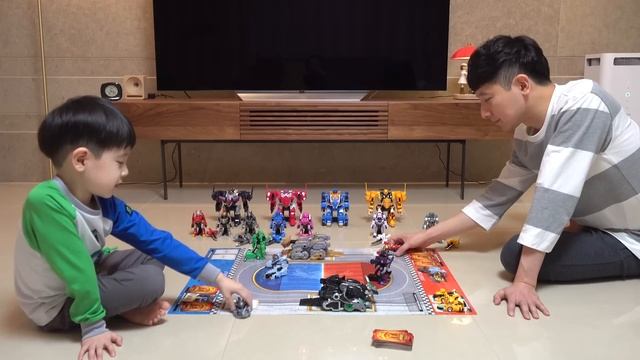 뉴욕이의 몬카트 대결 샤오룽 비트로이드 라르켄 랜슬롯 메가로이드 변신 로봇 자동차 장난감 가족 놀이 뉴욕이랑 놀자 NY Toys смотреть онлайн