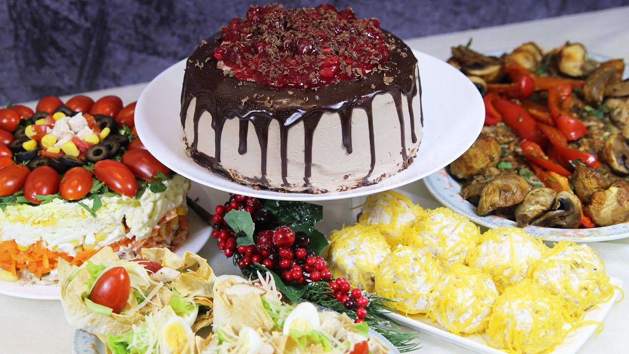 МЕНЮ на НОВЫЙ ГОД 2021! Трачу 1 час До Прихода Гостей! НОВЫЕ рецепты на Новогодний Стол 2021! смотреть онлайн