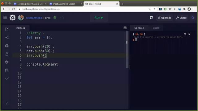 Arrays | Problem Solving | JavaScript | MountBlue Prep | April 21 2021 смотреть онлайн