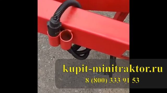 Обзор навесного оборудования  Пресс-подборщик(YK850),Почвофреза Kerland ,Прицеп Kerland