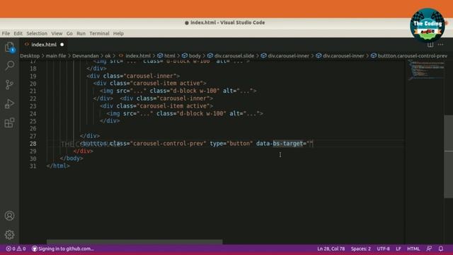 How to make slide show in website part-2 by The Coding Race смотреть онлайн