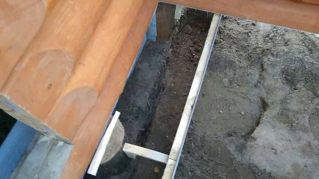 Собранный срубъ бани на фундаменте смотреть онлайн