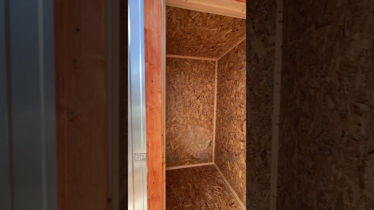 Бытовка БК-3 в OSB 4х2.4 м с двумя входами смотреть онлайн