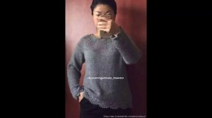 ВЯЖЕТСЯ ОЧЕНЬ просто.?ВОЛШЕБСТВО В КАЖДОЙ ПЕТЕЛЬКЕ?. КОКЕТКА узором ПАВЛИНИЙ ХВОСТ.