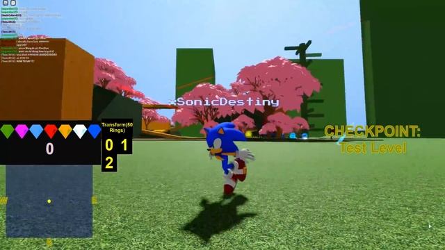 Sonic Infinity - All Chaos Emeralds Locations & All Characters (Sonic Roblox Fangame) смотреть онлайн