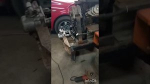 Установка НШ-10 на прямую от первичного вала КПП на минитрактор перелоику