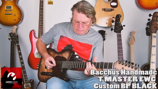 Bacchus Handmade T Master EWC BP BLACK-User Testing For Japanguitar-handmade.com