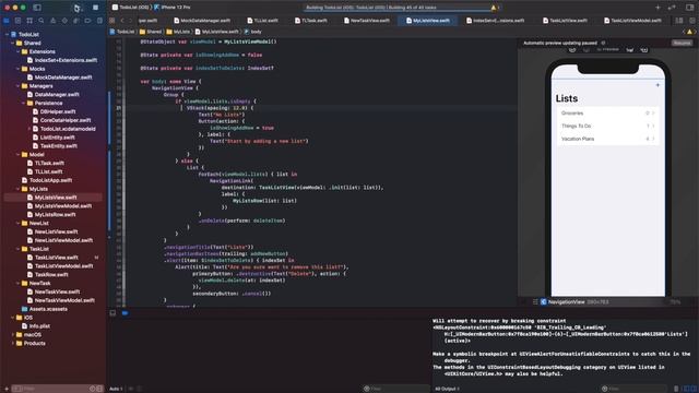 SwiftUI App Tutorial | LazyVGrid and Delete Actions | Part 6 смотреть онлайн