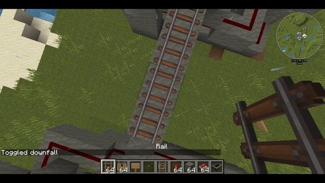 [Minecraft] Прямая железнодорожная развилка смотреть онлайн