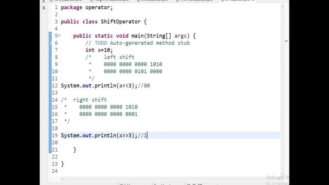 Operators in JAVA | Unary,Arithmetic,Shift, Relational,Bitwise,Logical,Ternary, Assignment Operator смотреть онлайн