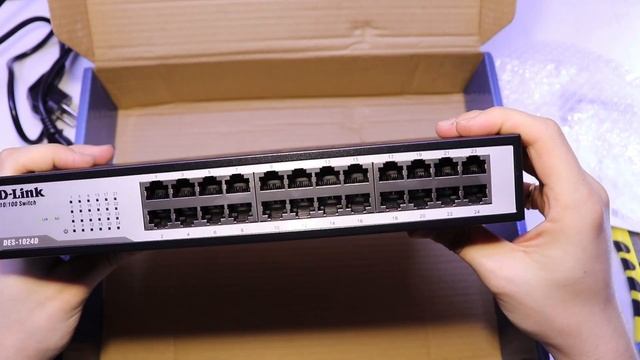 Быстрый обзор DLINK DES1024d