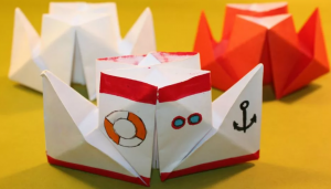 Как сделать бумажный кораблик оригами из бумаги А4 иструкция для детей