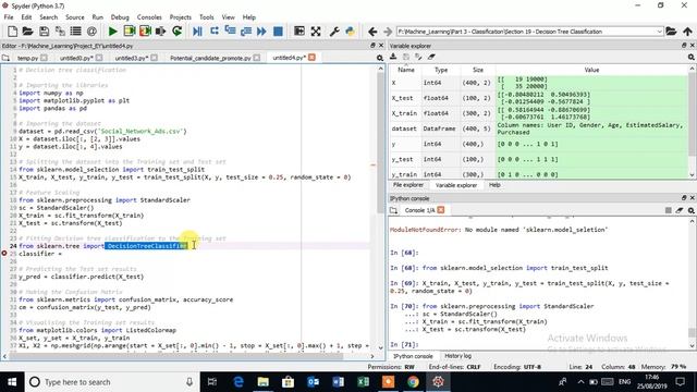 How to build Decision tree Machine learning model with Python | By Govind Sharma смотреть онлайн
