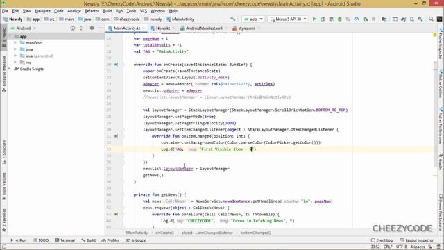 Android FullScreen Activity & Endless News Paging Implementation Kotlin - #6 смотреть онлайн