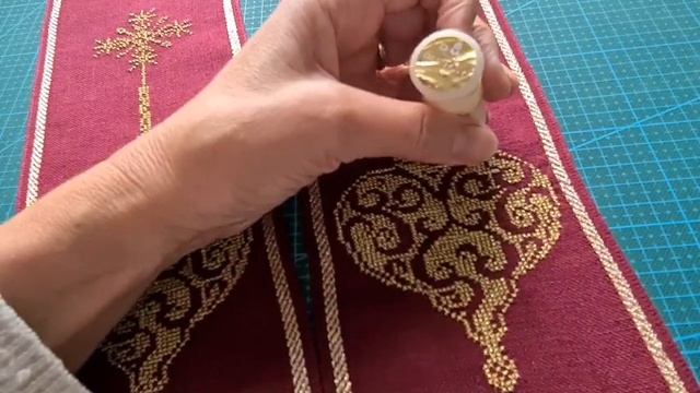 #Вишивка хрестиком. Рукодельный влог с ?. Рождественский бант смотреть онлайн