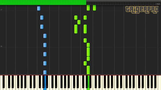 EASY! Running in the 90's - Initial D(Piano Tutorial) [Synthesia] Sheet Music Boss Midi Cover смотреть онлайн