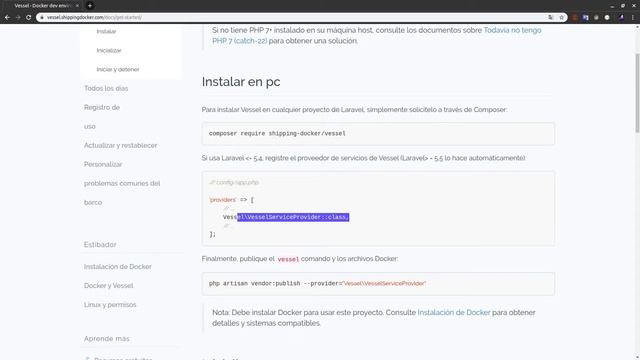 Usar Vessel (Docker) en Laravel смотреть онлайн