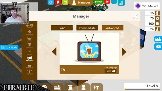 Coffee shop tycoon. game play. смотреть онлайн