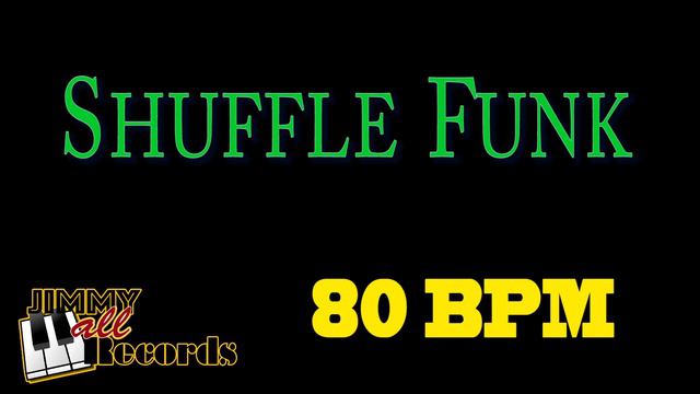 Shuffle Funk Drum Track 80 bpm - Ritmo de Bateria смотреть онлайн