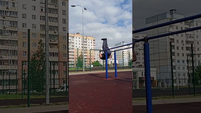 Подтягивания на брусьях для широчайших. А чё так можно ? смотреть онлайн