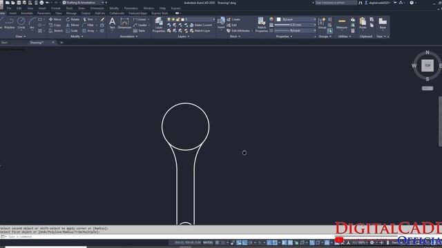 AutoCAD Mechanical Tutorial For Beginner | AutoCAD Tutorial for Mechanical Engineering| Digital CAD смотреть онлайн