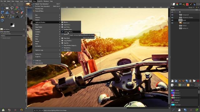 GIMP Masterclass: Zoom Motion Blur