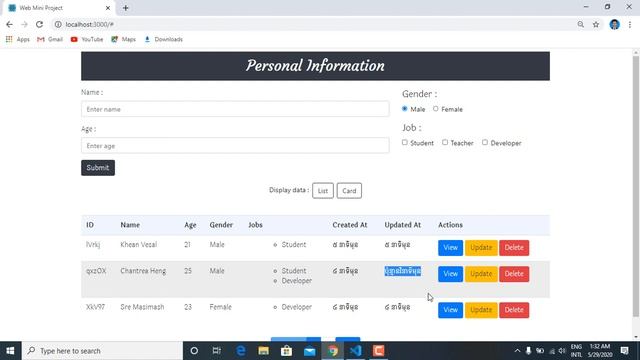 Demo React js Mini project-02 Group 1 of Kompong. смотреть онлайн