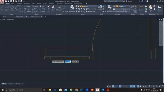 MEMBUAT DENAH SEDERHANA AUTOCAD - PELATIHAN AUTOCAD 2023 смотреть онлайн
