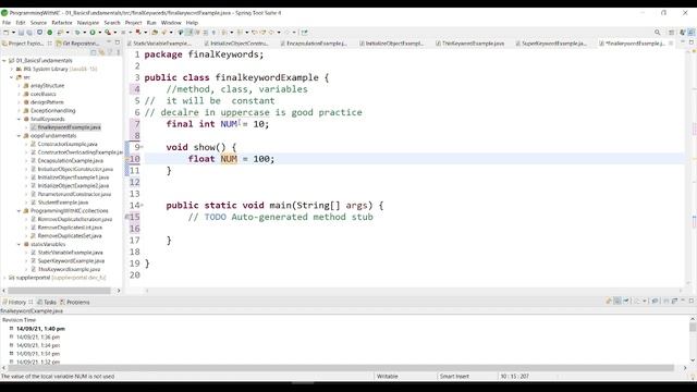 What is final keyword use of final in Core Java for beginners object oriented programming with kc смотреть онлайн