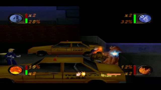 Fantastic Four / PS1 / EPSXe / Gameplay