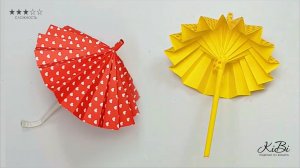 Оригами Игрушка Складной Зонт из бумаги | Поделки из бумаги своими руками | DIY