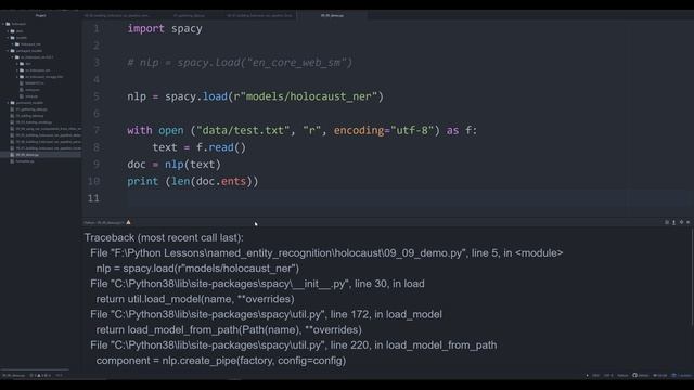 How to Package spaCy Models (Even with Custom Factories) (NER for DH 11) смотреть онлайн
